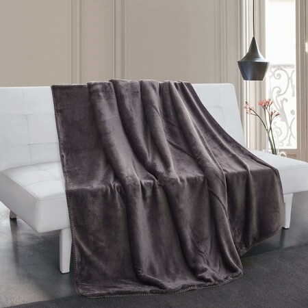 Thesis Oversized Solid Berber Velvet Throw